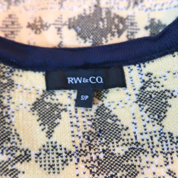 RW&CO Geometric Pattern Midi Dress Small - Picture 11 of 13